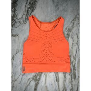 FREE PEOPLE MOVEMENT Ecology Laser Cut High Neck Racerback Sports Bra Size XS